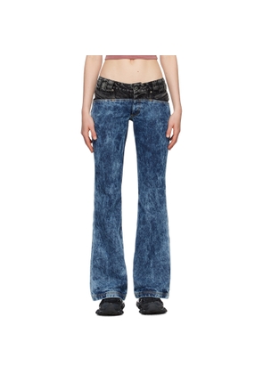 BARRAGÁN Blue & Black Cruz Jeans