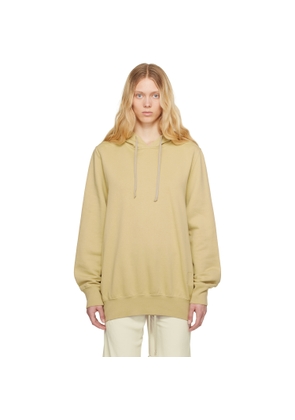 Rick Owens DRKSHDW Beige Hollywood Oversized Hoodie
