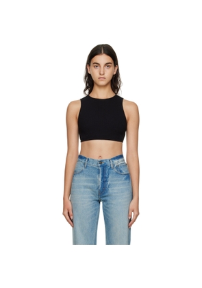 GAUCHERE Black Cropped Tank Top