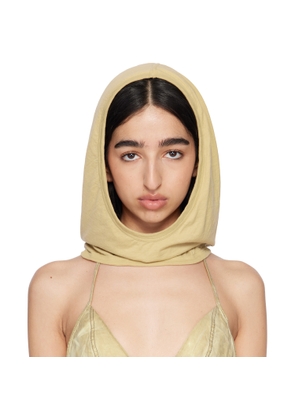 Rick Owens DRKSHDW Beige Hollywood Grace Hood