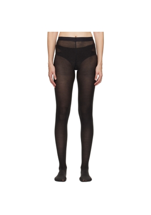 DURAZZI MILANO Gray Fringe Tights