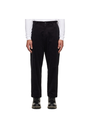 Neighborhood Black Corduroy Plain Trousers