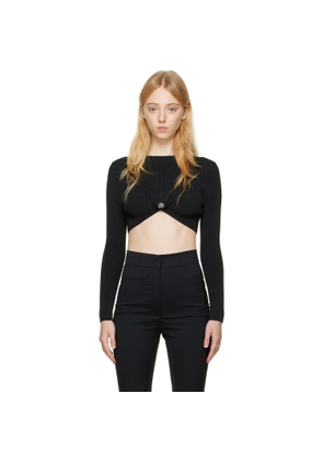 BEVZA Black Envelope Sweater