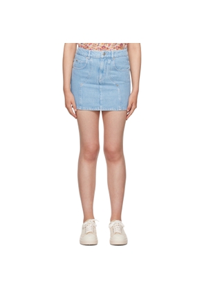 Isabel Marant Etoile Blue Vesna Denim Miniskirt
