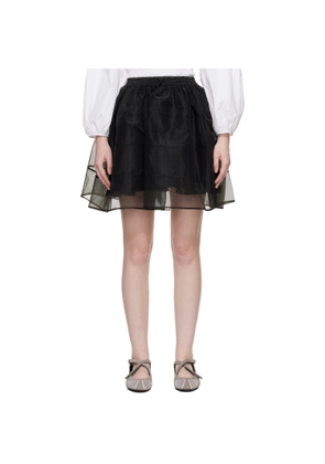 Cecilie Bahnsen Black CBcayla Miniskirt