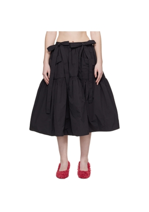 Cecilie Bahnsen Black CBcai Midi Skirt