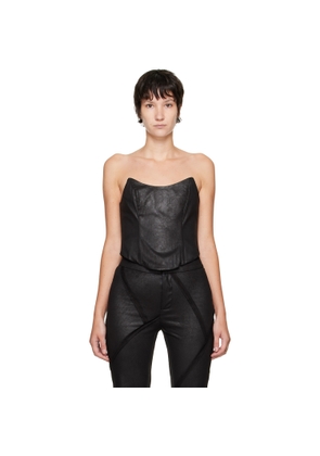 KIM SHUI SSENSE Exclusive Black Corset Camisole