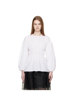 Cecilie Bahnsen White CBcamryn Blouse
