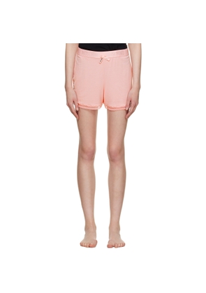 Moschino Pink Lace Trim Pyjama Shorts
