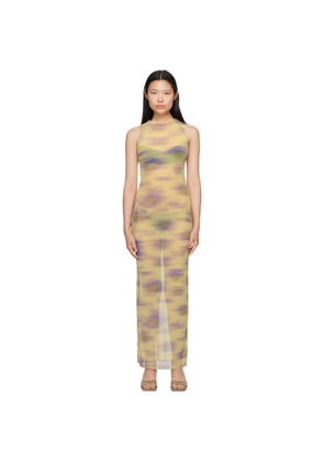 BINYA Green Saturno Maxi Dress