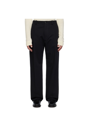 Moncler Genius Moncler x FRGMT Hiroshi Fujiwara Black Cotton Gabardine Trousers