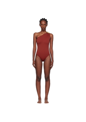 Bottega Veneta Red Stretch Nylon Swimsuit