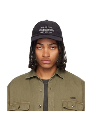 Neighborhood Black Corduroy Dad Cap