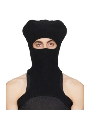ANDREĀDAMO Black Rib Beanie