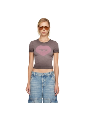 Diesel Purple T-Ele T-shirt