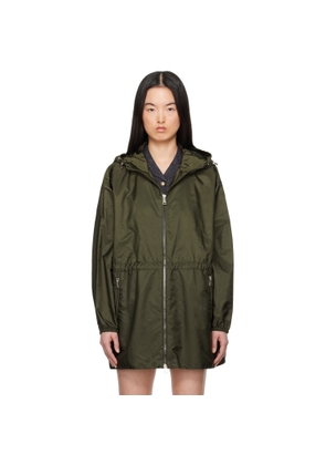 Moncler Green Wete Hooded Jacket
