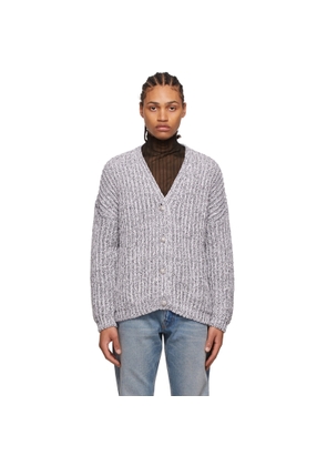 GAUCHERE Black & White Cotton Cardigan