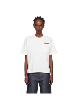 Bottega Veneta Off-White Cotton Jersey T-shirt