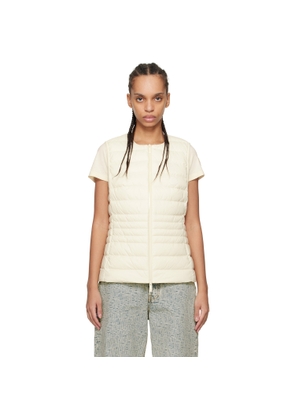 Moncler White Irigny Down Vest
