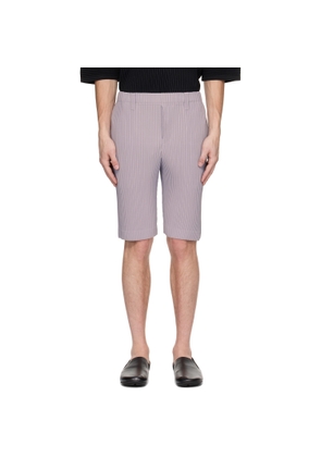 HOMME PLISSÉ ISSEY MIYAKE Purple Tailored Pleats 2 Shorts