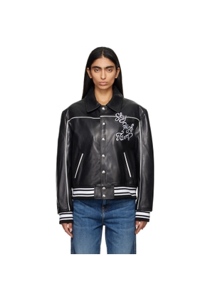Sky High Farm Workwear Black 'Sky High Entertainment' Leather Jacket