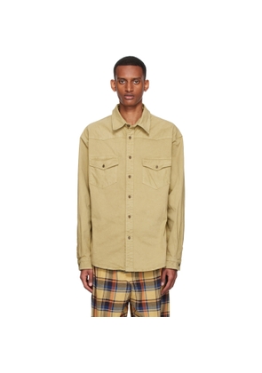 Faith Connexion Khaki Cotton Shirt