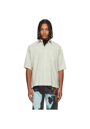 HOMME PLISSÉ ISSEY MIYAKE Green Streamline Shirt