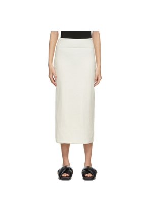 GAUCHERE Off-White Wool Vinod Skirt