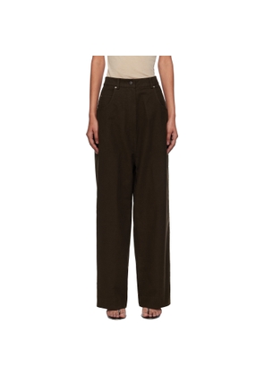 GIA STUDIOS Brown Grace Trousers