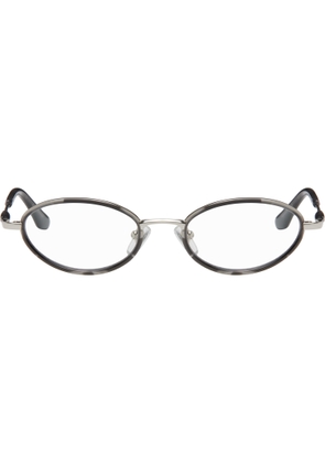 BONNIE CLYDE Silver & Black Voodoo Glasses