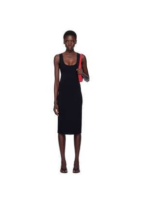 TOTEME Black Short Tank Midi Dress