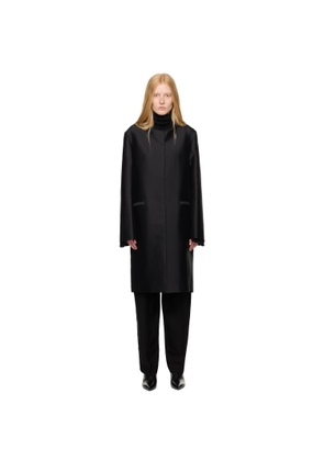 TOTEME Black Collarless Coat