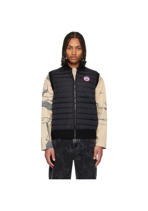 Canada Goose Black HyBridge Knit Down Vest
