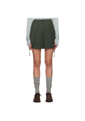Weekend Max Mara Khaki Aereo Shorts