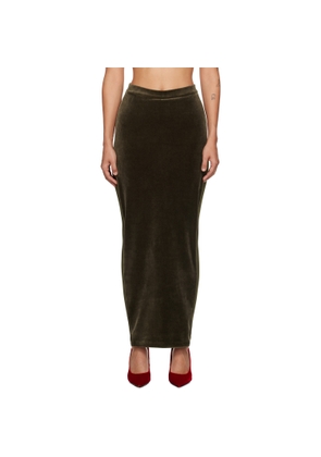 Pushbutton Khaki Hybrid Skort