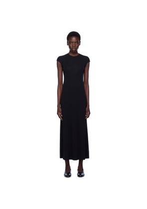 TOTEME Black Everyday Midi Dress