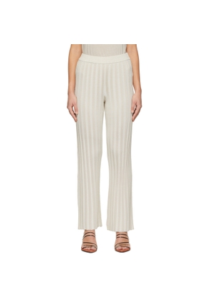 House of Dagmar Beige Penelope Lounge Pants