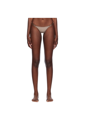 Miaou Taupe Nicola Bikini Bottom