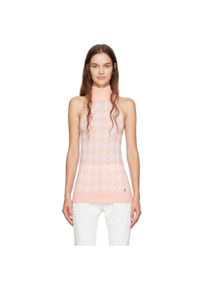 BALMAIN Pink Diamond Tank Top