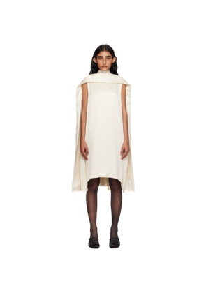 TOTEME Off-White Cocoon Scarf Minidress