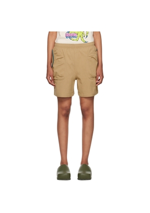 Brain Dead Beige Mountain Shorts