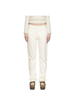 Gabriela Hearst White Anthony Jeans