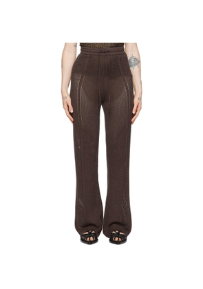 Nanushka Brown Gabin Lounge Pants