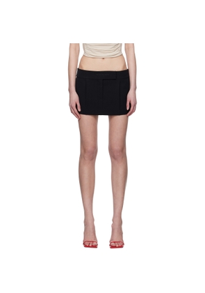 Alexander Wang Black Tailored Mini Skort