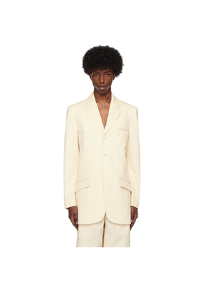 Galilee-By-Sea Off-White Draft Blazer