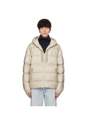 Moncler Beige Archivio Creativo Orfet Down Jacket