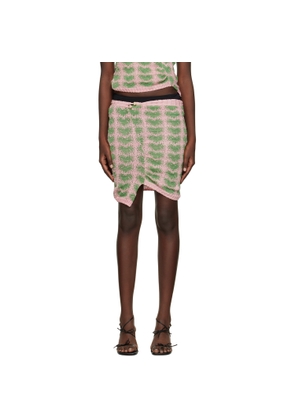 Gabe Gordon Green & Pink Heart Miniskirt