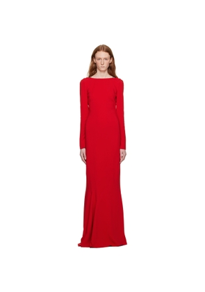 Givenchy Red Chain Link Maxi Dress