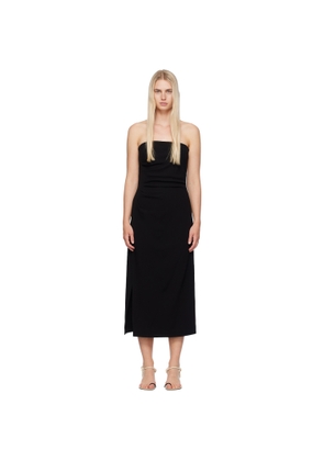 Proenza Schouler Black Shira Midi Dress
