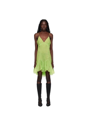 Givenchy Green Paneled Minidress